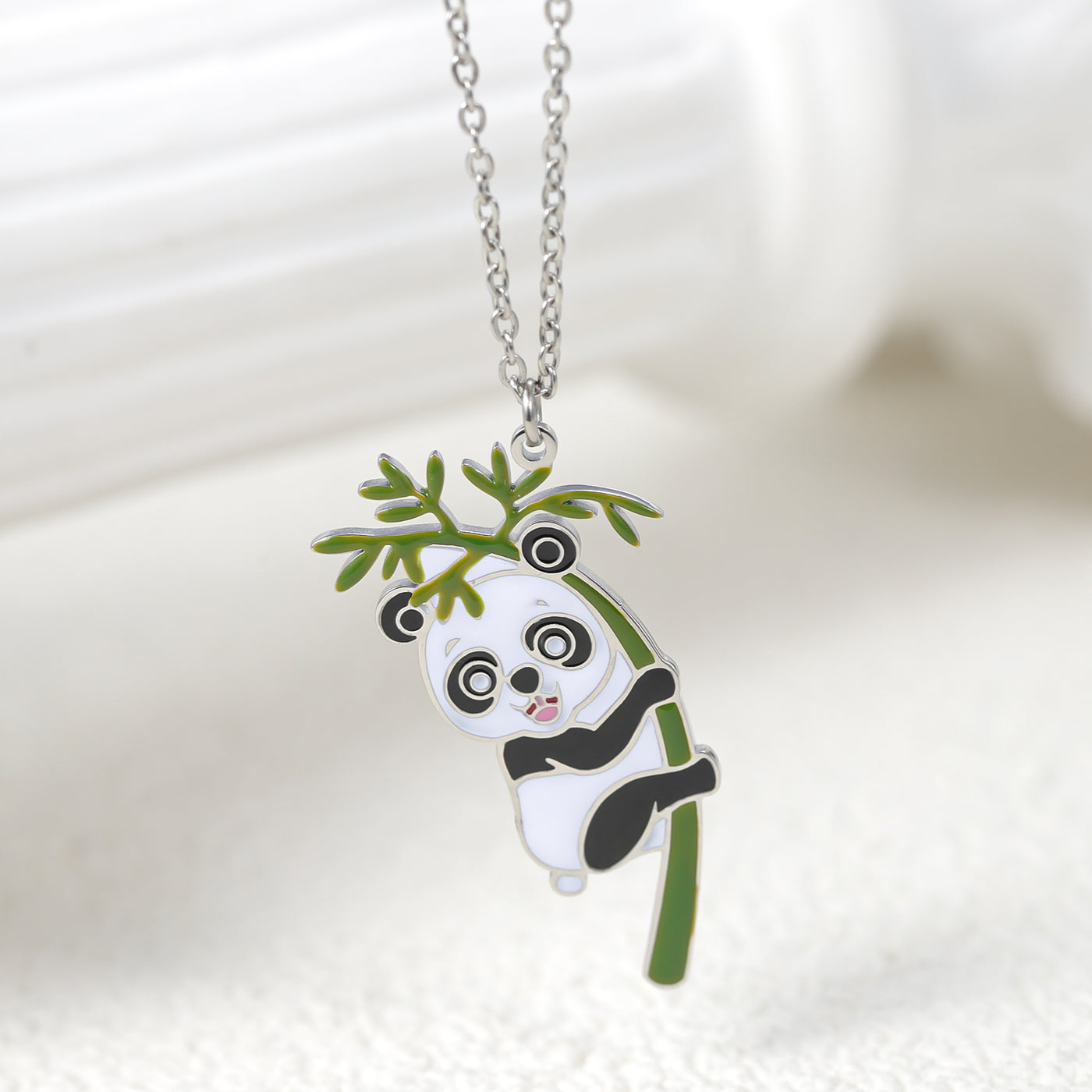 Collier Panda Bambou