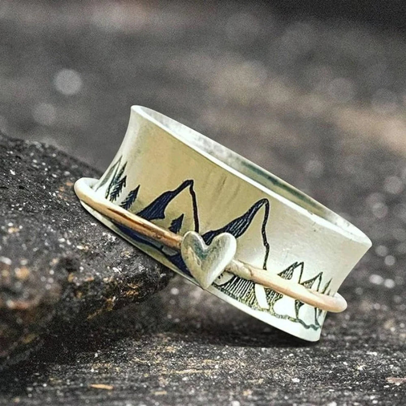 Bague Montagne Motif