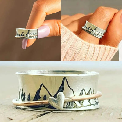 Bague Montagne Motif