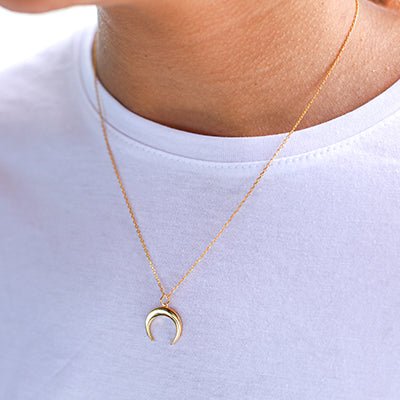 HALVE MOON PENDANT - Lillys amsterdam