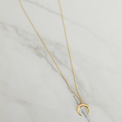 HALVE MOON PENDANT - Lillys amsterdam