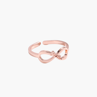 bague or rose personnalisée