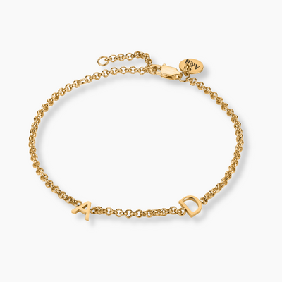 Amour & Bijoux - bracelet initiales or