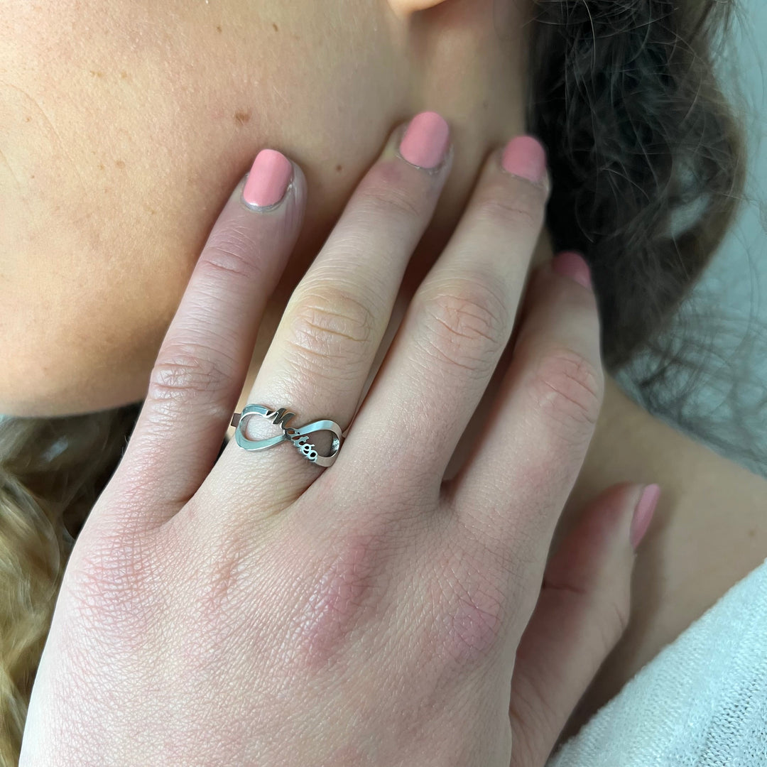 Bague Infini Prenom Amour Bijoux